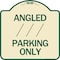 Signmission Angle Parking W/ Bidirectional Arrow 1 Heavy-Gauge Aluminum Sign, 18" x 18", TG-1818-24346 A-DES-TG-1818-24346 - alternate 1